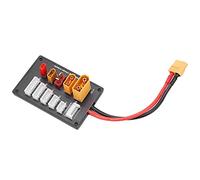 aqxreight Carte de Charge Parallèle XT60 Lipo pour Batteries 2S 6S avec Interfaces XT90/XT60/XT30/JST/T, Câble en Silicone 14 AWG et Adaptateur de Tête Banane, Adaptateur équilibré ABS