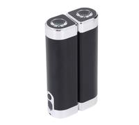 aqxreight Chauffe-Mains Magnétiques Divisés 3 Niveaux de Chauffage 3 en 1 Chauffe-Mains électrique Batterie Externe Lampe de Poche Réutilisable Rechargeable pour la Pêche Camping il a Construit Une