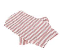 aqxreight Chemise Rayée en Coton pour Animaux de Compagnie Chien Petit Cochon Chat T-Shirts Respirants Vêtements pour Chiots Doux Rayures Roses et Blanches M Est et et Ils Tissu en Coton et Surface