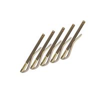 aqxreight Clamp/Holder de 5pcs pour Le Portefeuille en Acier électrolité avec Un Support de Trésorerie Strong Spring 85 Mm en 4 Finitions (Balayage Ancien)