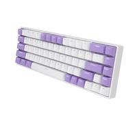 aqxreight Clavier Mécanique à Interrupteur Rouge à 68 Touches RVB, Clavier de Jeu Filaire USB C à 60 pour Cent pour PC avec Port USB Fil Filaire C Comprenant pour Mécanique à 68 Touches 60 pour Cent