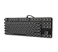 aqxreight Clavier Mécanique Punk 917 avec Capuchon Rond Vintage pour Accessoire Informatique de Cafés Internet PUBG Longue Attente de Plusieurs Millions de Boutons et Son Capuchon Semble Généreux