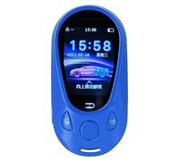 aqxreight e Voiture LCD avec Entrée sans clé, Télécommande Universelle pour Bouton de Démarrage/arrêt du Moteur, Construction en Alliage d'aluminium et ABS, Personnalisable et Affichage 3D