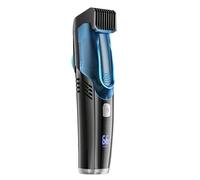 aqxreight Clippers à Cheveux Fil pour Hommes Monteur de Coiffure Rechargeable avec Affichage LED Kit de Toilettage Professionnel pour Utilisation à Domicile IPX6 équipé A Ceci Coupe Hair (BLUE)