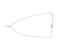 aqxreight Collier avec Initiales en Acier Inoxydable, Léger, Petit et élégant, Pendentif Initial pour le Quotidien, Lettre G en Acier Inoxydable, Présentant un Goût élégant et Haut de Gamme (J SILVER)