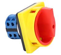 aqxreight Commutateur Rotatif Universel Type de Positionnement IP40 Commutateurs à Came électriques 200 ? 380 V Les Contacts de l'âge d'argent Ont un Matériau de Température de Performance élevé