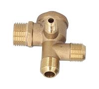 aqxreight Composants de Remplacement de Valve Accessoire de Clapet Anti-retour à Double Tuyau à 4 Voies en Laiton10x14x14x20 5 Mm / 0 4x0 55x0 55x0 8 Pouces Non Requis en Cas de Dommage de la