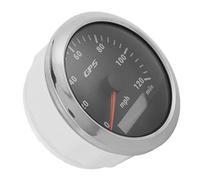 aqxreight Compteur de Vitesse GPS 85 Mm/3,35 Pouces, Odomètre 120 MPH/H, étanche IP67 pour Instruments de Marche, Noir, Peut être Humide Pendant Longtemps, Même en Acier Inoxydable 316, Acide ABS et