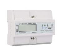 aqxreight Compteur d'énergie électrique Numérique de Consommation d'énergie 220/380V 10-40A, Compteur KWh triphasé avec écran LCD de Grand 'énergie électrique SM avancé, 'énergie, 'énergie