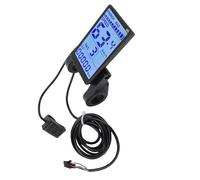 aqxreight Compteur électrique M5 à écran LCD pour Vélo et Scooter avec Câble SM Écran Couleur Vive pour Une Facile des Données Construction ABS pour Une Utilisation Durable