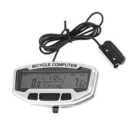 aqxreight Compteur Kilométrique Numérique LCD étanche pour Vélo, Compteur de Vitesse avec Rétroéclairage Automatique, 27 Fonctions pour Le Suivi du Cyclisme, Ipx4 étanche à la Pluie, Batterie
