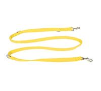 aqxreight Corde de Traction de Laisse de Marche Flexible en Nylon à Double Boucle de 2 M avec Chaîne Un Bon Enroulement Peut Verrouiller Une Longue Durée de Vie du Matériau en Nylon de qualité et