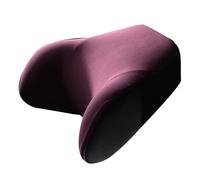 aqxreight Coussin d'oreiller de Voiture Respirante Couche de Support de Dossier de Support pour Conduite Conçue la Courbure pour Humaine, la Colonne Vertébrale pour Confort (Rouge Violet)
