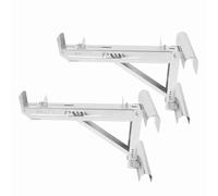 aqxreight Crics d'échelle 2 Pièces - Support de Stabilisateur d'échelle en Acier allié Robuste pour la Peinture et les Réparations - Support de Plate-forme sécurisé pour un Usage Domestique et