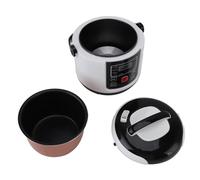 aqxreight Cuiseur à Riz de Voiture 2L Portable Anti-adhésif Multifonction 2L Cuiseur à Riz de Voiture Portable, à Multifonctionnel Antiadhésif avec Panier à Vapeur pour Voyage, à de 12V