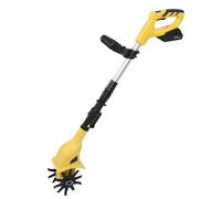 aqxreight Cultivateur sans Fil Interrupteur Ergonomique à Haute efficacité RotoToller de Jardin électrique à Haute efficacité pour la Culture du Sol de la Pelouse (Prise UE)