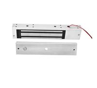 aqxreight DC 12 V 280 Kg Force de Maintien Serrure électromagnétique Magnétique électrique à Porte Unique avec Lumière LED Métal Verre Bois Ignifuge, etc. Forcer le Verrouillage Maintient le Pouvoir