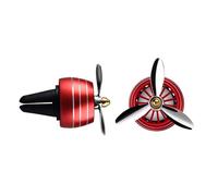 aqxreight Désodorisant de Voiture Clamp/Holder d'aération Parfum de Voiture Hélice Lumière LED Ventilateur Diffuseur de Parfum Décoration de élégante a Puis Parfumez Vos Avions Quand s'ouvre