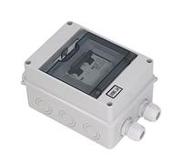 aqxreight Disjoncteur Miniature SG DC 2P 10A 1000V Interrupteur de Déconnexion IP65 étanche pour Système Solaire Photovoltaïque et IP65 Polyvalent et pour Câbler un Câble pour un Câblage de 6 à 12