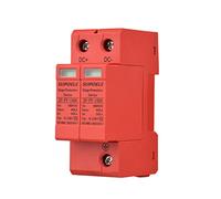 aqxreight Dispositif de Protection Contre Les Surtensions 2P 40KA Parafoudre PV Montage sur Rail DIN Protecteur de Tonnerre SPD Fiable pour Les Systèmes Photovoltaïques Disjoncteur DC 1000V pour la