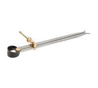 aqxreight Diviseur à Ressort Finement Moulu, Acier au Carbone, Laiton, Pied Plat, étrier à Ressort Intérieur, Cuivre Longue Durée de 250 Mm, utilisé Mécaniquement pour la Tête en Carbone trempé, (#11)