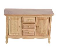 aqxreight Dollhouse 1:12 Armoire à Double Porte Maison de Poupée Meubles en Bois Accessoire MiniatureArmoire à Double Porte Merveilleux Fit Living 1 Maison de Poupée Utilisée Conçue pour Décorer