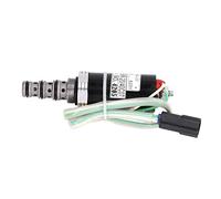 aqxreight Électrovanne Rotative en Acier Inoxydable, Vanne de Commande de Pompe Hydraulique pour SK200?6E SK200?3 ou Celles Qui Remplacent l'Acier de KDRDE5K?20 OEM électrovanne It SKX5P?17?208