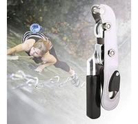 aqxreight en 12275 Contrôle des Mains Descender pour l'escalade et - Panic Down Dispositive pour Une Descente Sécurisée et Une Protection Contre la Chute (Manuel Anti-Panique en Descente)