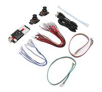 aqxreight Encodeur d' sans Délai, Contrôleur de Jeu USB, Carte de Code DIY avec Capteur de Joystick Analogique 3D pour Paramètres, Plug No Play, Pratique à Installer, Boutons Faciles à Installer