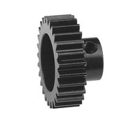 aqxreight Engrenage de Moteur à Pignon en Métal en Acier trempé M0.8 27T pour Modèle de Voiture télécommandé 1/10, Noir dans l'ensemble Améliore le CNC télécommandé, un Excellent Matériau en Acier