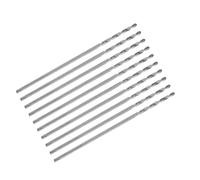 aqxreight Ensemble de 10 Forets en Acier Rapide pour la Fabrication de Bijoux - Petits Forets à Tige Droite pour Perles, Métal et Bricolage - Outils de 0,75 Mm pour un Usage Professionnel et Amateur