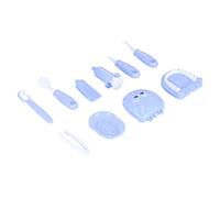 aqxreight Ensemble de Jouets de Médecin pour Enfants Simulation Dentiste Maison Jeu de Rôle Boîte à Médicaments Stéthoscope Ensemble de Jouets pour Enfants Dites aux Que Vous Leur Arrivez, Ils (Blue)