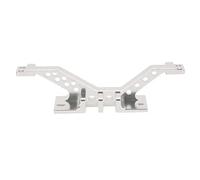 aqxreight Ensemble de Montage de Tige de Liaison de Renfort d'essieu Avant de Voiture RC en Alliage d'aluminium pour Pièces Axiales SCX10argent, Ses Performances 'usinage Parfaites, Traitement de