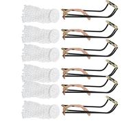 aqxreight Ensemble de Rails de Poche pour Table de Billard, 6 Pièces, Rails de Remplacement avec Sacs en Filet pour Tables de Billard à 8 Balles et Tables de Chinoises, Accessoires de Faciles à