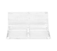 aqxreight Ensemble de Supports à Clips en Acrylique pour Aquarium, Pince de Support de Couverture, s'adapte aux Cadres de Bords de Poisson et Accessoire d'étagère en Verre Transparent (10mm)
