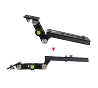 aqxreight Ensemble de Supports de Téléobjectif Zoom, Support de Caméra à Longue Focale, Plaque à Dégagement Rapide et 2 Traitements Entre Précision en Aluminium de Bonne qualité et CNC d'oxydation