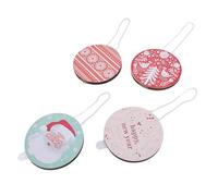 aqxreight Ensemble d'ornement Hurlant - 4 PCS DÉCORD Droit DURNIFICATION avec des Sons Ludiques pour l'arbre de Noël