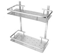 aqxreight Espace en Aluminium Salle de Bain étagère de Douche Rack de Douche Panier de Cuisine Panier de Rangement pour la Maison Unique et Décoratio de Salle de Bain gré