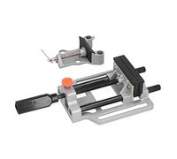 aqxreight Étau de Presse à Pince Robuste - Étau de Perceuse en Acier Inoxydable avec écrou à Action Rapide pour un Serrage sécurisé - d'établi Polyvalent pour le Perçage, le Travail du Bois et