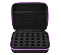 aqxreight Étui à Huile d'Huile Essentielle d' de Coquille Dure Adaptée aux Bouteilles 5 ML (Purple)