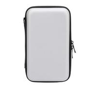 aqxreight Étui de Transport de Coquille Dur Durable pour Le Nouveau 2DS XL 2DS LL New 3DS 3DS avec 8 Emplacements de Carte de Jeu et Stockage Accessoire (Silver)