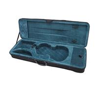 aqxreight Étui pour Violon de Taille 3/4, Coque Rigide, Rangement de Voyage en Tissu de Bœuf avec Supports d'arc et Plusieurs Poches pour Violons électriques