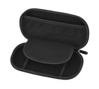 aqxreight Étui Rigide de Protection Bleu, Pochette de Transport, Sac de Voyage pour Câble PS , etc., Données Fines, Peut être utilisé comme étui de Transport pour PS VitaHard Case for (Black)