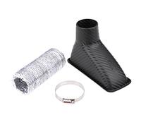 aqxreight Fibre de Carbone Universal Car Turbine Turbine Entor Turbine Air Entonnoir, Nouvel Entonnoir D'air de Voiture de Haute qualité avec Conception Compacte Légère, Adaptée à la