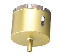 aqxreight Foret diamanté pour Pierre et Carrelage, Scie Cloche de 80 Mm pour Béton et Verre, Coupe-trou Professionnel pour Percer des Matériaux Durs, Foret Revêtu pour Céramique (80mm)