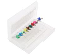 aqxreight Forets pour Circuits Imprimés 10 Pièces Ensemble de Forets en Acier au Tungstène 0,1 1,0 Mm pour Circuits Imprimés Haute Précision, Embouts en Spirale à Poignée Droite Résistants à