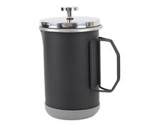 aqxreight French Press Coffee Maker French Coffee Press en Acier Inoxydable Presse Française Portable 1000 Ml avec une Technologie de Pression de Filtre Avancée pour le Bureau de Voyage (BLACK)
