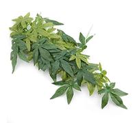 aqxreight G Artificiel Plates Feuilles Aquarium Poisson Reptile Terrarium Ornements Décor 40 Cm Plantaquarium Artificiel Plant Defish Defis de Poisson Plantant Artificiel Aaquarium (16 Pouces 40 cm)
