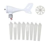 aqxreight Générateur de Vent 600W 8 Vent à Faible Bruit avec Contrôleur MPPT pour Bateau Domestique Performance 24V Générateur de NdFeB EfKit de de Vent8 éolienne600W Wind TurbineWind (12V)