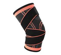 aqxreight Genouillère de Compression Sportive Tricotée, Bandage de Soutien élastique, équipement de Protection Antidérapant, équipement de Protection de la Genouillère, Enroulement M pour Les